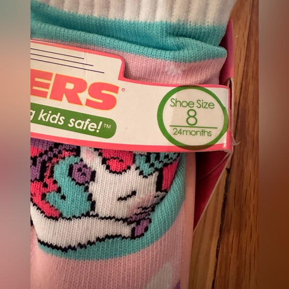 The Original Skidders Baby Toddler Girls Shoes Sz 24 Months  Skid Proof Washable - Picture 5 of 10